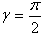 gamma=pigreco/2